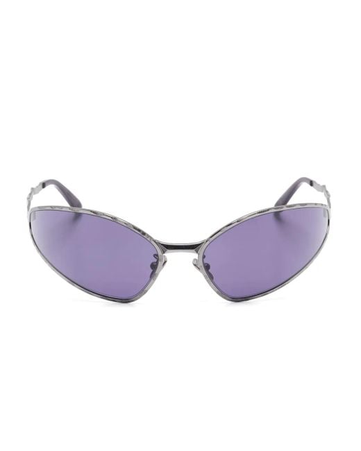 Kuboraum Purple Oversize-Frame Sunglasses