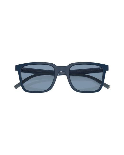 Oliver Peoples Mr. Federer Sonnenbrille mit eckigem Gestell in Blue für Herren