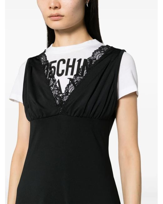 Maxi Dresses di Moschino in Black