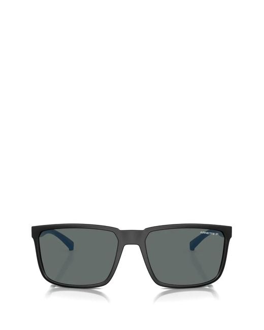 Stripe Rectangle-Frame Sunglasses Arnette pour homme en coloris Gray