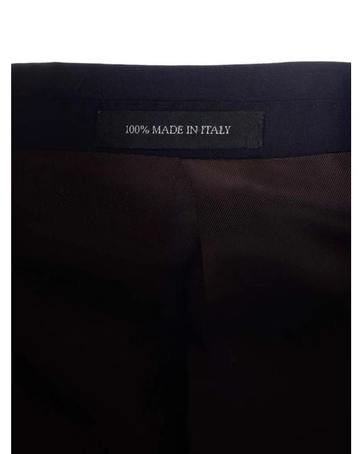 Al Duca D'aosta Blue Travel Single-Breasted Wool Blazer for men
