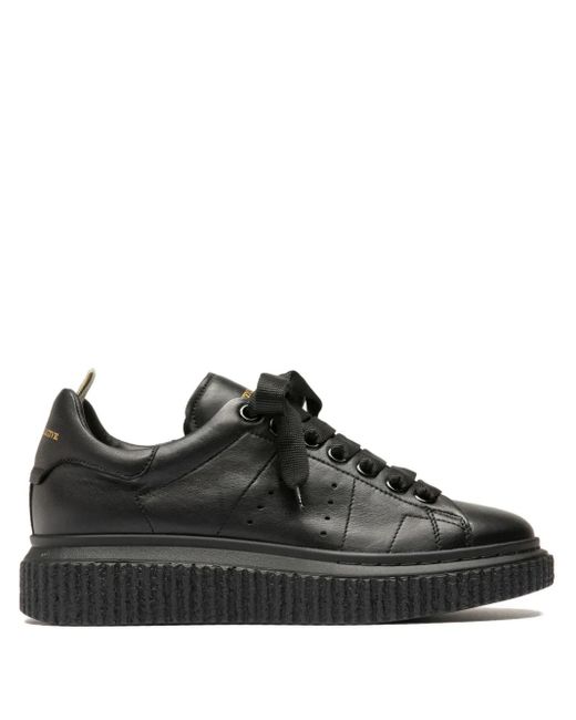 Officine Creative Black Krace Sneakers mit Plateau