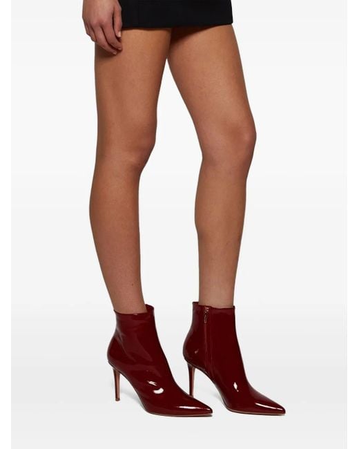 Gianvito Rossi Laarzen Met Puntige Neus in het Red