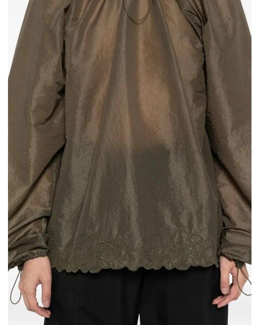 CECILIE BAHNSEN Green Brody Blouse
