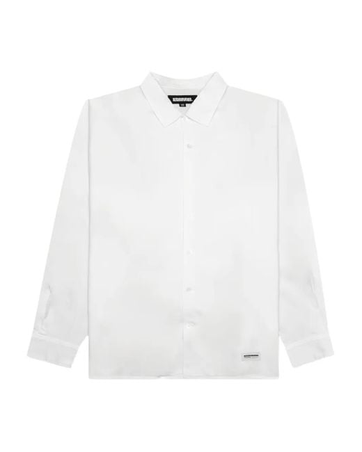 Neighborhood White Logo-Print Shirt for men
