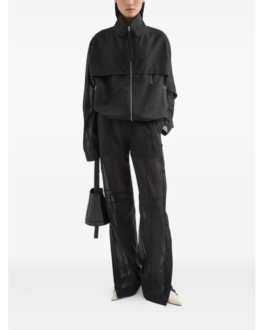 Jil Sander Black Muslin Jacket