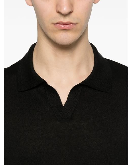 Fileria Black Short-Sleeve T-Shirt for men