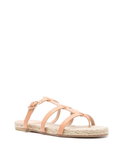 Castaner Pink Leather Espadrilles
