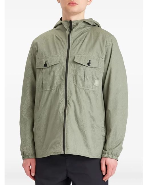 Paul Smith Green Hooded Pocket Jacket for men