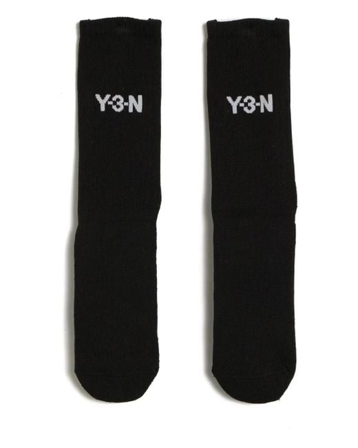 Y-3 Black X Neighborhood Logo Socks