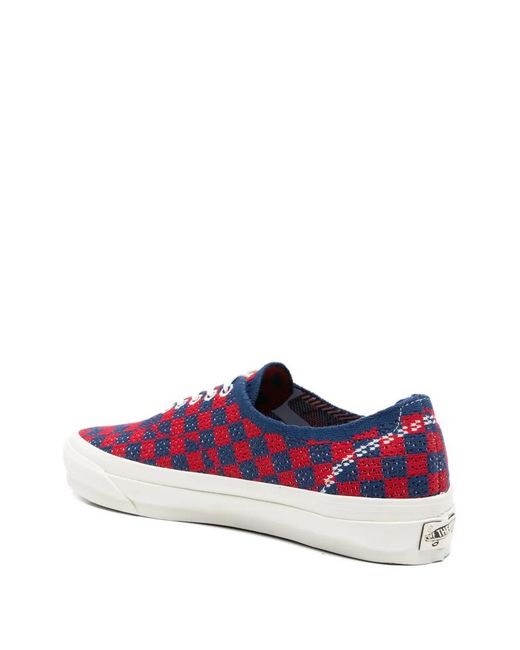 Vans Purple Baskets À Carreaux