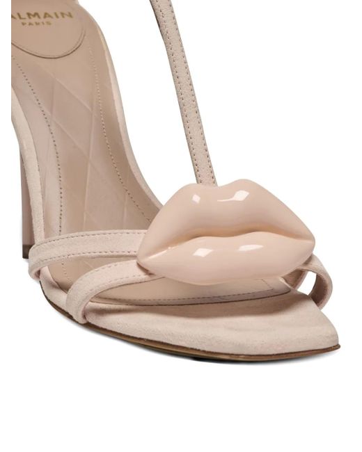 Balmain Natural Lips Sandals