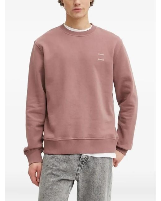 Sweat À Logo Imprimé Samsøe & Samsøe pour homme en coloris Red