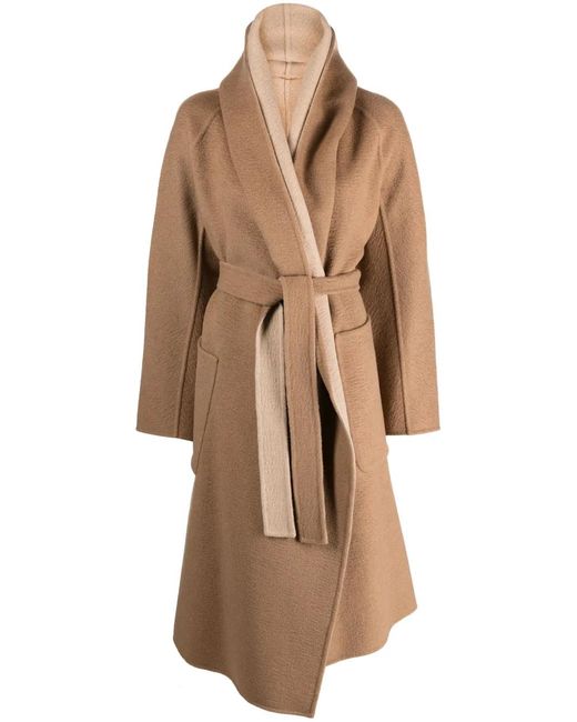 Max Mara Brown Senna Reversible Camel Hair Coat