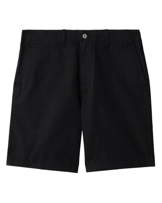 Burberry Black Cotton Bermuda Shorts for men