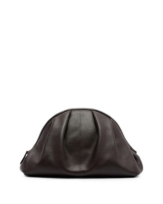 The Row Black Charlotte Clutch Bag