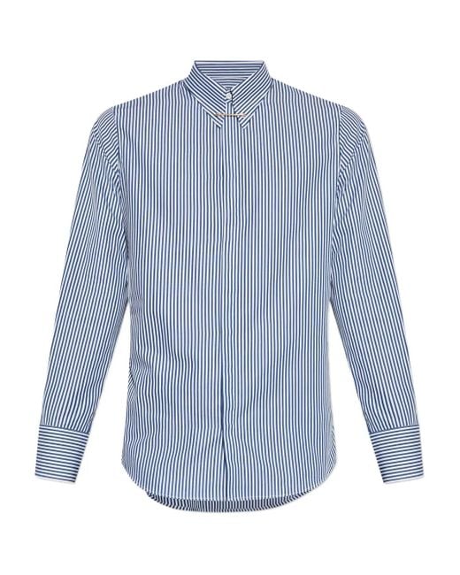 DSquared² Blue Easy Striped Bar Shirt for men