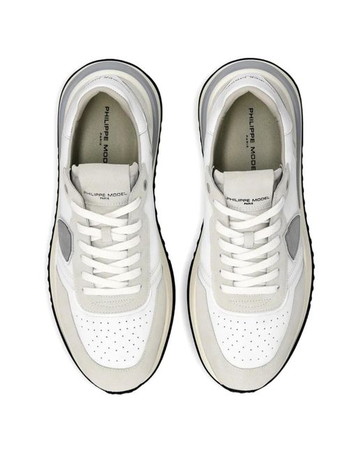 Philippe Model White Tropez 2.1 Triangle-Patch Sneakers for men