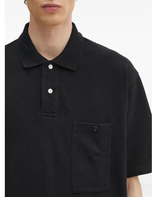 メンズ Human Made ショートスリーブ ポロシャツ Black
