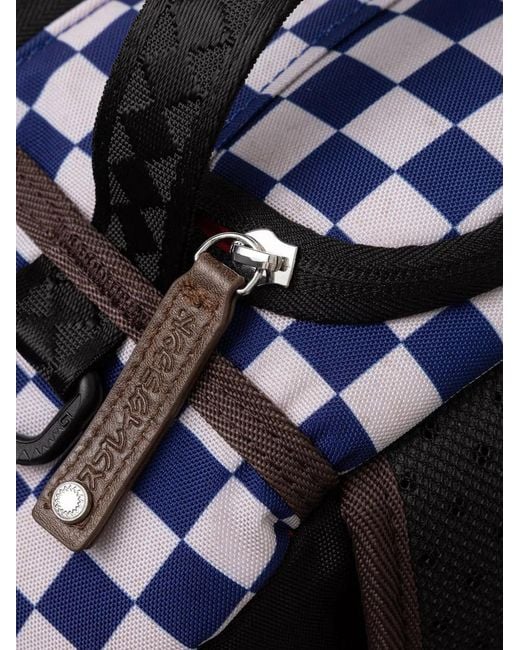 Sprayground Blue Ichimatsu-Moyō Camokawa Backpack
