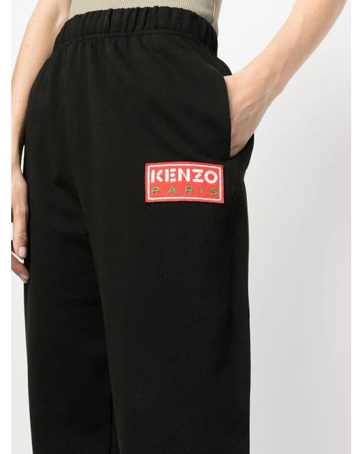KENZO Black Jogginghose Mit Logo-Patch