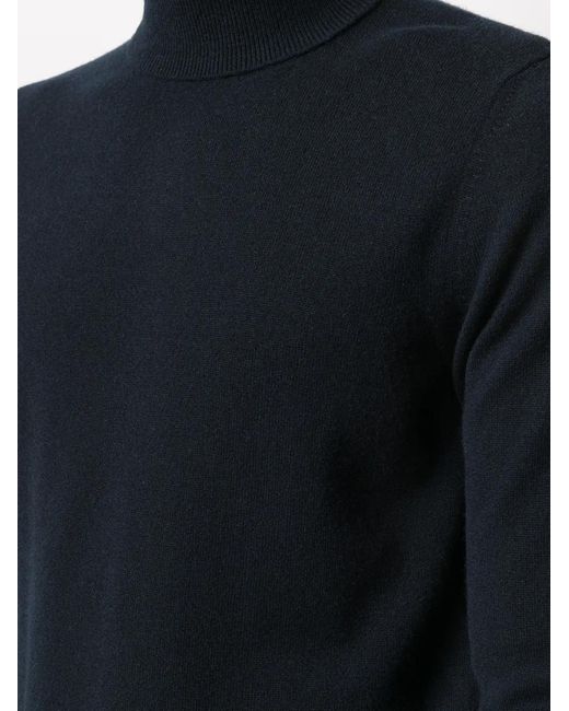 Malo Blue Turtleneck Jumper for men