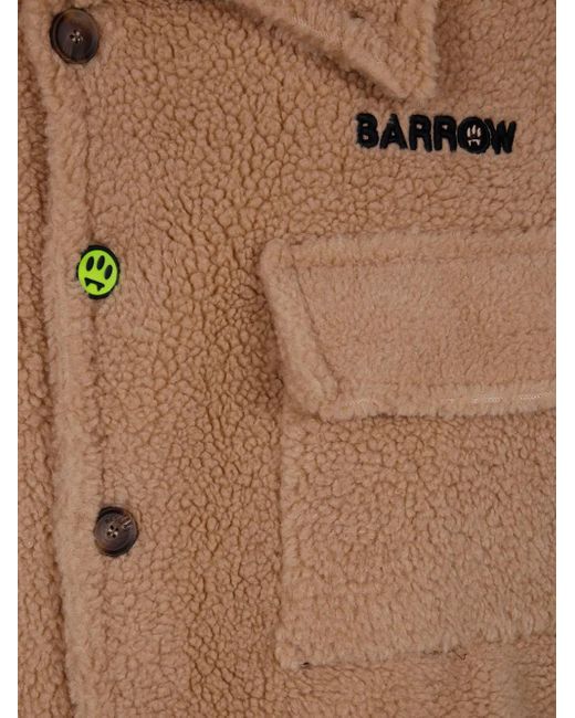 Barrow Brown Button Teddy Jacket