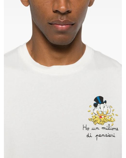 メンズ Mc2 Saint Barth X Disney Arnott グラフィック Tシャツ White