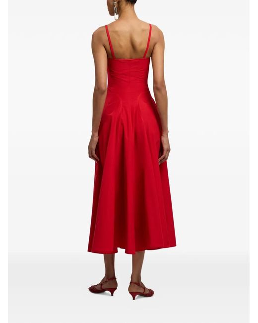 Ralph Lauren Red Cotton-Blend Marigot Dress
