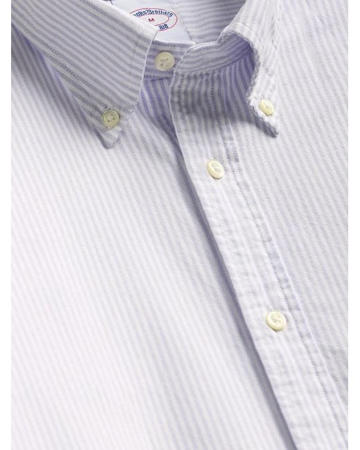 Brooks Brothers White Button-Down Oxford Shirt for men