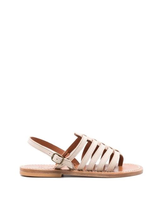 K. Jacques Pink Homere Cage Sandals