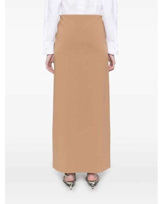 Max Mara Alce マキシスカート Natural