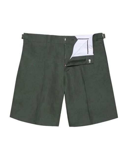 Orlebar Brown Green Norwich Tailored Shorts for men