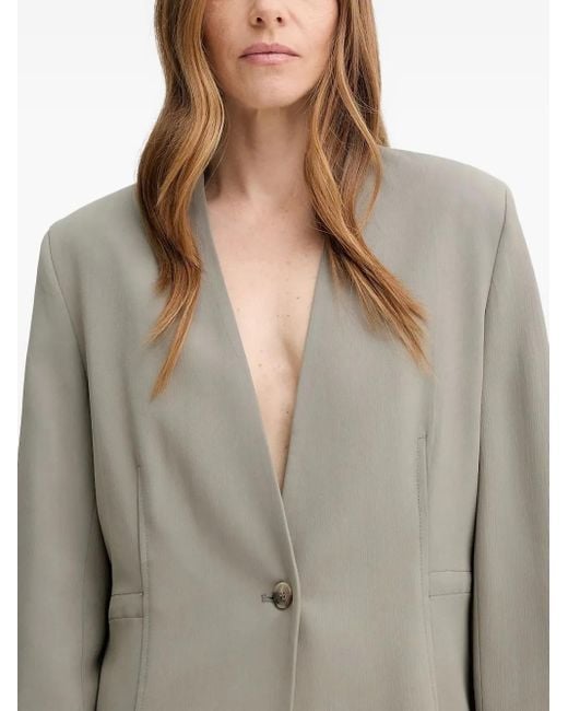 Blazer Sakitra con botón Samsøe & Samsøe de color Gray