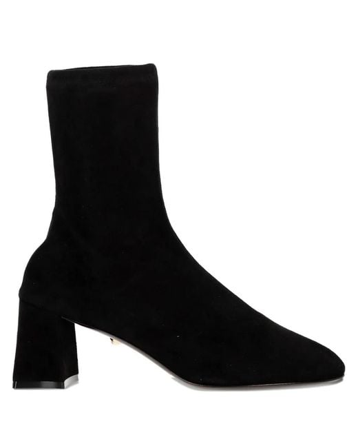 ALEVI Black 90Mm Jive Suede Boots