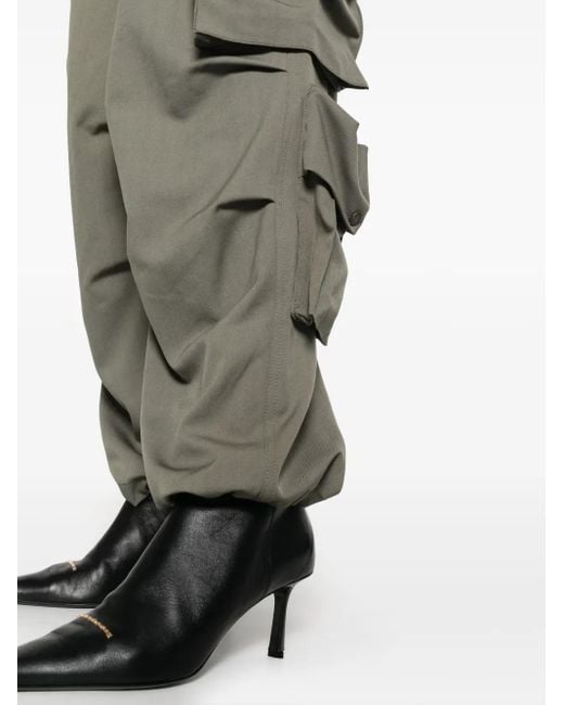 DARKPARK Gray Blair Cotton Cargo Trousers
