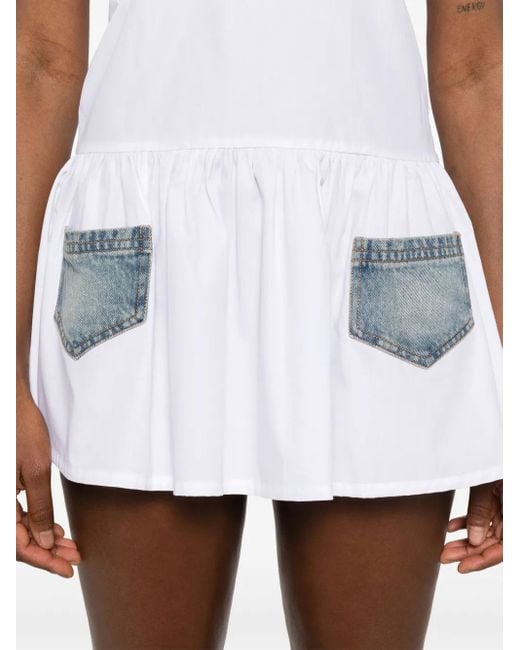 GIMAGUAS Garachico Mini Dress in White | Lyst