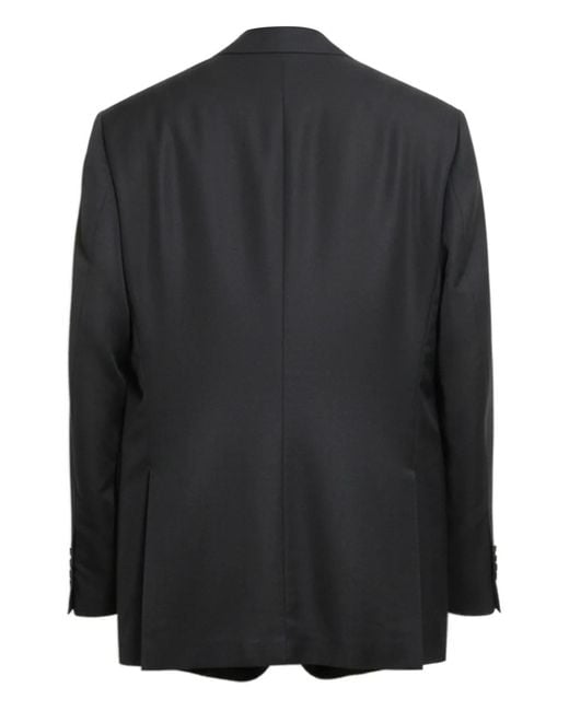 Tom Ford Black Three-Button Patch-Pocket Blazer for men