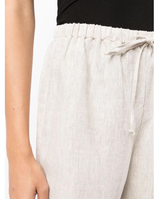 Pantalon En Lin Olina À Coupe Droite Reformation en coloris White