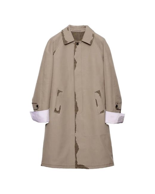 Abrigo De Algodón Prada de hombre de color Natural