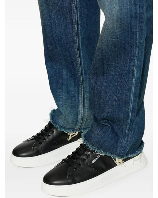 Bogner White Milan Lace-Up Sneakers for men