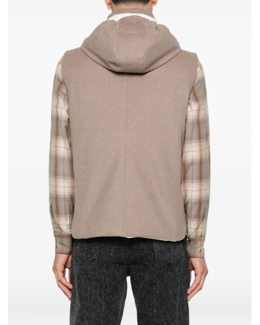 Brunello Cucinelli Natural Gilet for men