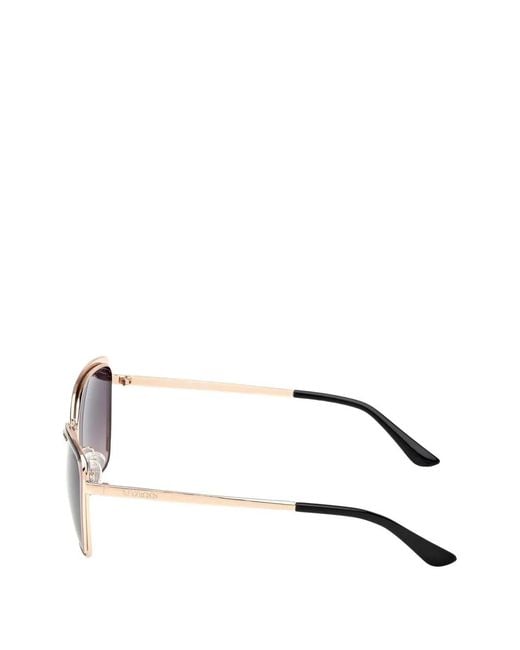 GUESS EYEWEAR Purple Cat-Eye-Frame Sunglasses