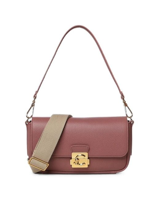 Coccinelle Pink Medium C-Me Lock Shoulder Bag