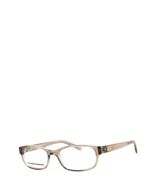 Under Armour White Rectangle-Frame Glasses