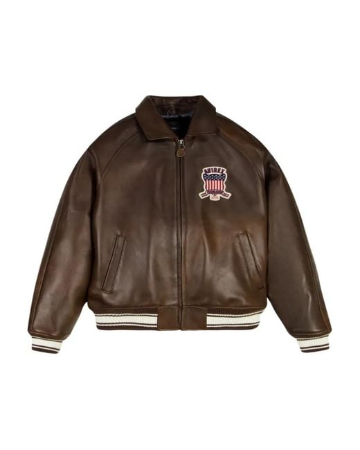 Avirex Brown Embroidered Jacket