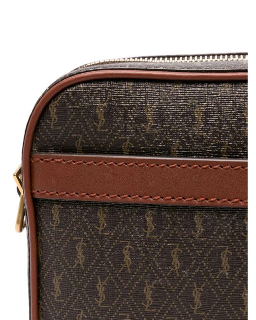 Saint Laurent モノグラム ショルダーバッグ Brown