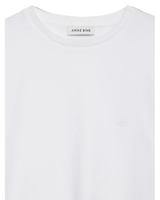 Anine Bing White T-Shirt Shelley