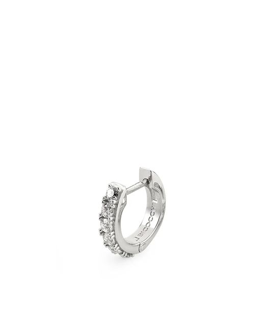 Emanuele Bicocchi White Crystal Hoop Earring