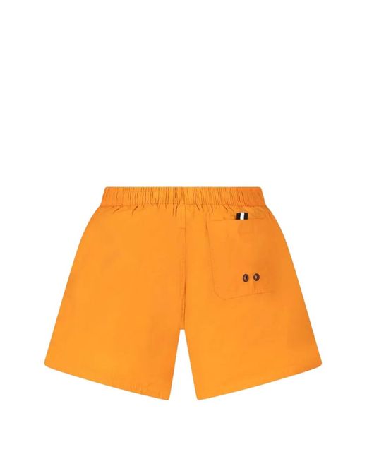 North Sails Orange Short De Bain À Patch Logo for men